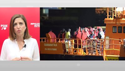 Esther Peña, portavoz del PSOE, sobre la crisis migratoria: "La posición del PP es de una irresponsabilidad supina"