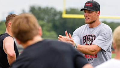 Photos: NFL players, Cedar Falls alumni host youth football camp, June 22