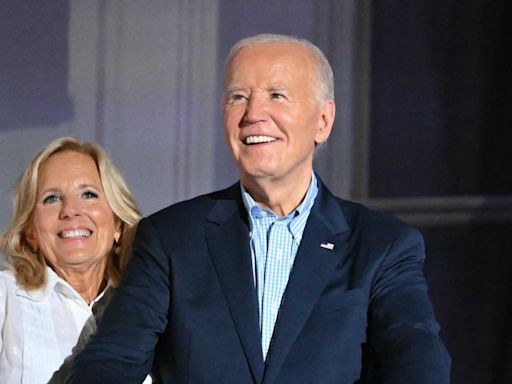 First lady Jill Biden shows support for Joe Biden after he drops out of presidential race