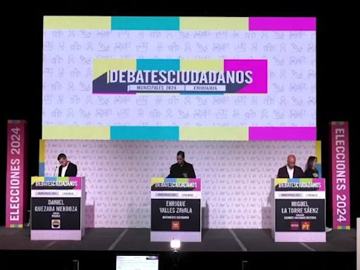 Participan candidatos a la Presidencia Municipal en debate de Coparmex