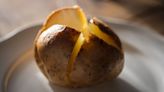 Cook a baked potato in 15 minutes for a crispy skin and buttery inside - no oven
