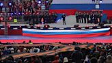 Putin hails Russia's fighters in Ukraine at rally in Moscow