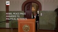 Nobel Peace Prize awarded to political activists