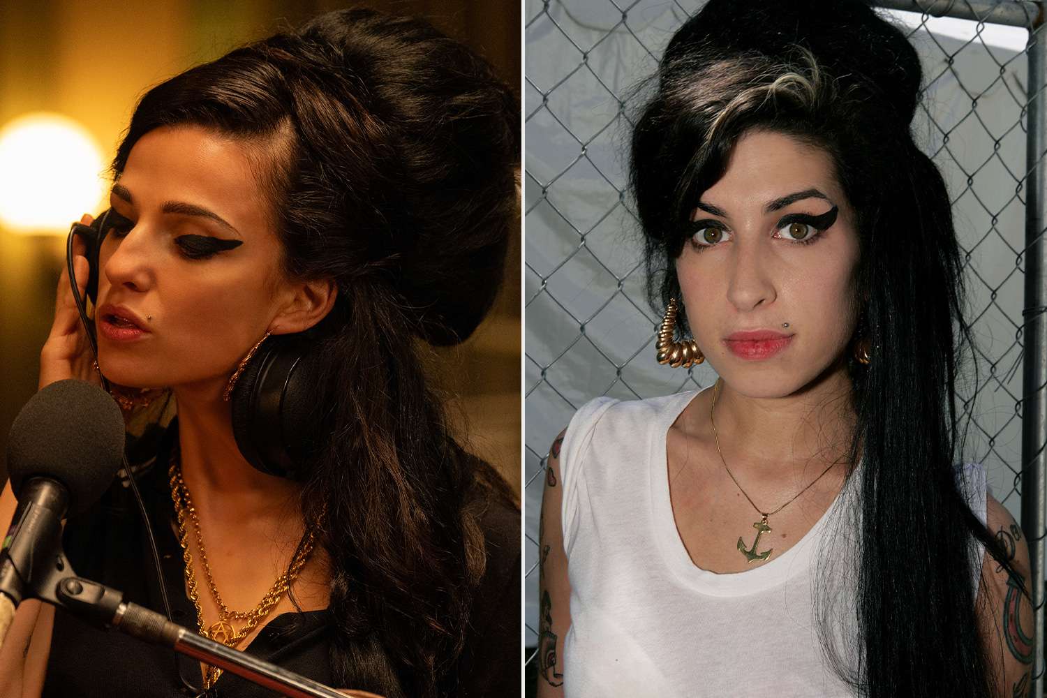 See the Amy Winehouse Biopic “Back to Black” Cast Side by Side with Real People
