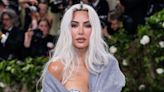 Kim Kardashian Debuts Dramatic New Platinum White Basket Braids