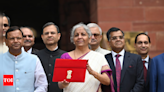 From briefcase, 'bahi khata' to tablet: Changing face of Budget's presentation over the years - Times of India