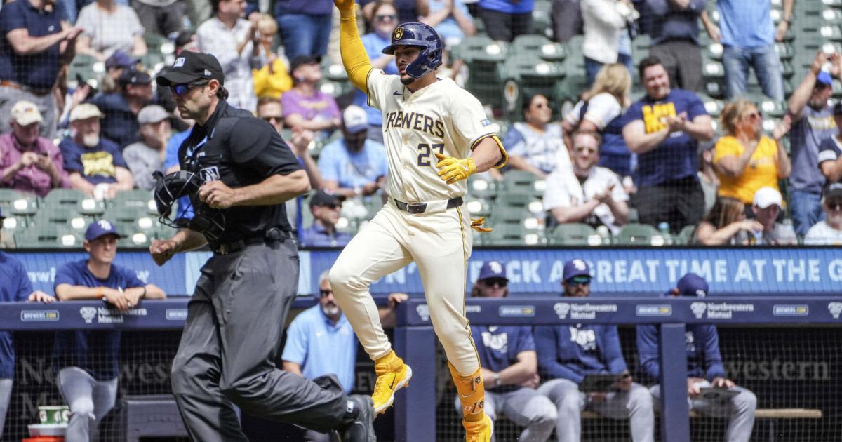 Willy Adames hammers his former team as Brewers wrap up contentious series