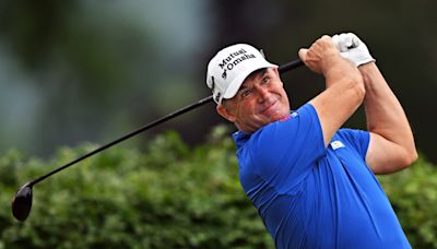 Padraig Harrington is looking for a third straight Dick’s Open title on Sunday