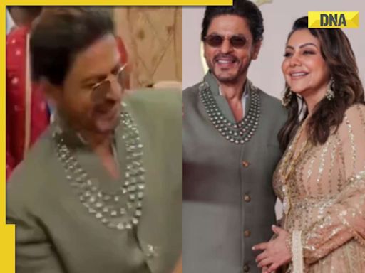 Watch: Shah Rukh Khan grooves to Tesher's 'Young Shahrukh' at Radhika Merchant-Anant Ambani's wedding, fans react