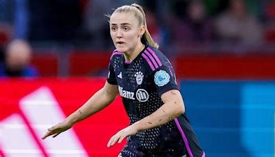 That's unbelievable from Georgia Stanway! Lionesses star nets stunning goal in 90th minute as Bayern score twice from halfway line