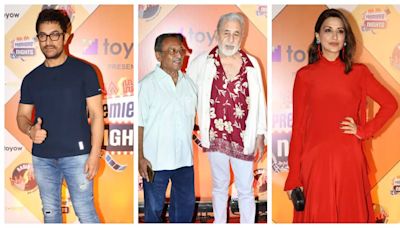 Aamir Khan, Sonali Bendre, Naseeruddin Shah, Mukesh Rishi and others grace the star-studded screening of 'Sarfarosh' - See photos - Times of India