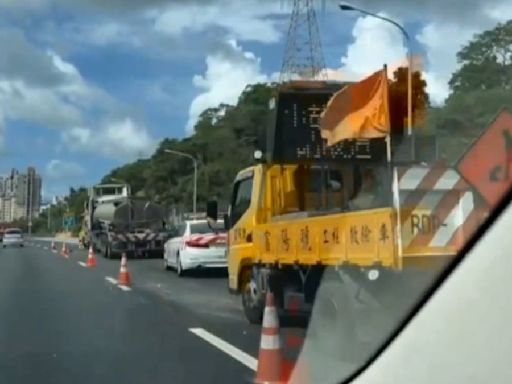 國三南下南港段發生「6車連環撞」 7人受傷送醫