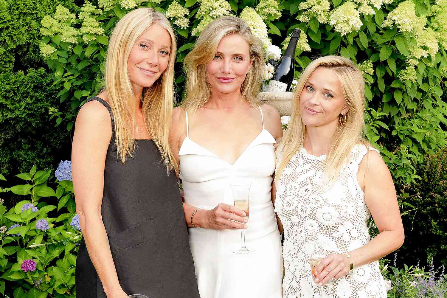 Gwyneth Paltrow, Cameron Diaz and Reese Witherspoon Go Garden Party Chic at Star-Studded Party in the Hamptons