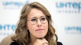 Russian TV personality Ksenia Sobchak arrives in Lithuania