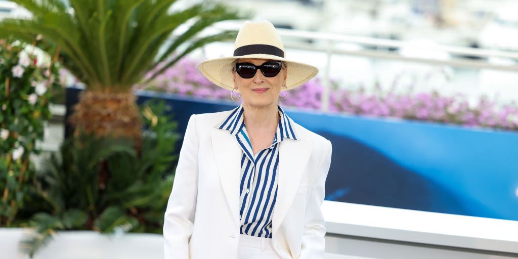 Meryl Streep Gives a Masterclass in Wearing a White Summer Suit at Cannes