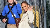 Jennifer Lopez Smiles Wide While Wearing Wedding Ring at ‘Kimmel’ Appearance