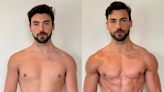 A 30-year-old man built muscle and burned fat in 4 months with a time-saving workout technique