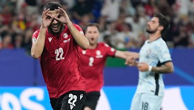 Euro 2024: Georgia stun Portugal to reach last-16, Belgium, Romania, Slovakia also advance