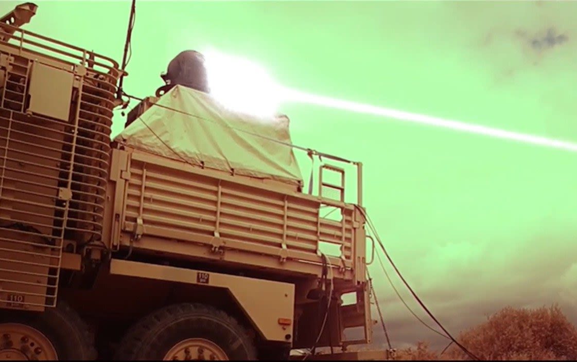 Anti-drone laser fires from British Army vehicle for first time
