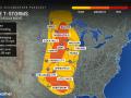 Severe storms to rattle, drench central US into midweek