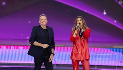 PHOTOS Laury Thilleman canon en rouge aux côtés de Garou, Fête de la musique grandiose avec plus de 40 artistes sur France 2