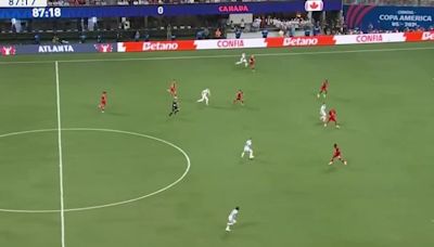 Gol de Lautaro Martínez (2-0) en el Argentina 2-0 Canadá - MarcaTV