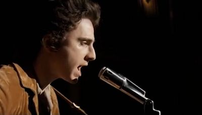 Timothee Chalamet sings classic Bob Dylan hit in new A Complete Unknown trailer