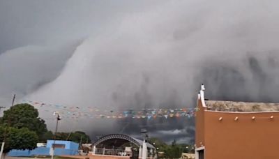 Huracán Beryl: Así se vio la sorprendente formación de nubes en Yucatán