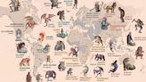 Need Halloween inspiration? Here's a map of terrifying monsters from around the world