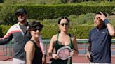 Watch Katy Perry and Her Mom 'Spank' Luke Bryan and Lionel Richie on the Pickleball Court (Exclusive)