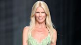 Claudia Schiffer Shuts Down the Versace Runway with Her Iconic ’90s Strut