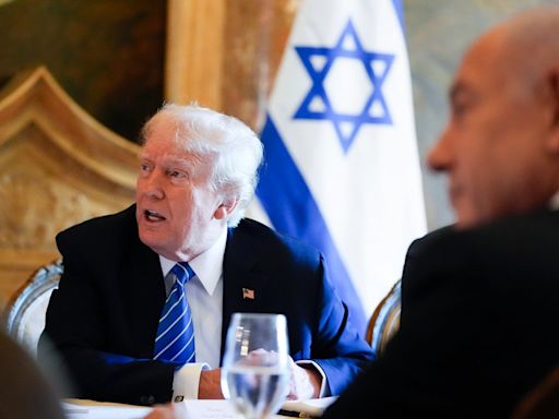 Trump calls Kamala Harris’s Israel remarks ‘disrespectful’ as he cozies up to Netanyahu at Mar-a-Lago