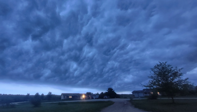 Severe storm warnings in NE Kansas
