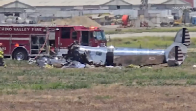 2 dead after small plane crashes while flying out of Chino Airport