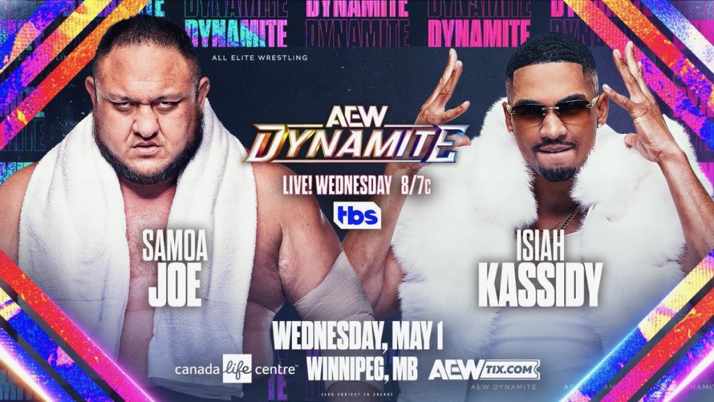 Samoa Joe vs. Isiah Kassidy, Claudio Castagnoli In Action, More Added To AEW Dynamite