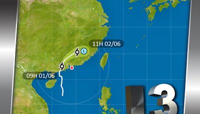 「馬力斯」減弱為熱帶低氣壓 3號波至少維持至下午3時