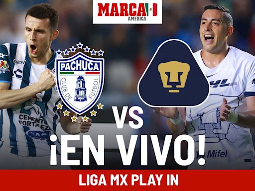 Pachuca vs Pumas EN VIVO. Juego Tuzos hoy - Repechaje Liga MX 2024 | Marca