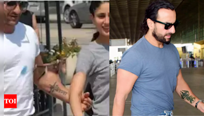 Throwback: When Saif Ali Khan modified the famous 'Kareena' tattoo on his forearm | Hindi Movie News - Times of India