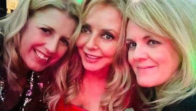 Carol Vorderman stuns in red hot leather dress as she reunites with BBC 'family' after axe