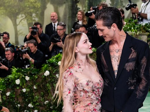 Damiano David and Dove Cameron's first Met Gala Celebrated the Romance of Unstructured Classics