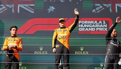 Dramática definición de la Fórmula 1 en Hungría: Piastri ganó por una orden de McLaren y Verstappen se tocó con Hamilton