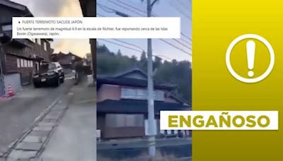 Video no expone terremoto del 27 de abril de 2024 en Japón