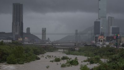 La tormenta Alberto deja lluvias "torrenciales" en su avance sobre el noreste de México