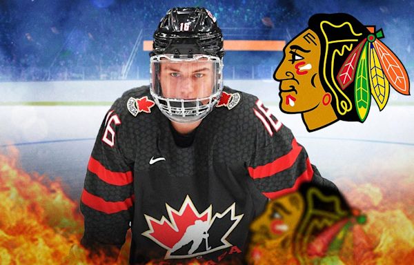 Blackhawks' Connor Bedard puts on a show in 1st ever World Championship game