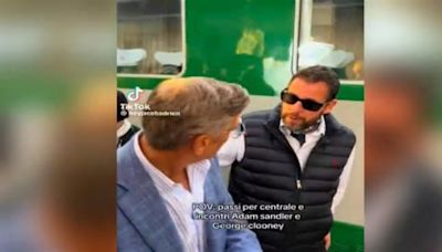 Adam Sandler e George Clooney avvistati in stazione Centrale