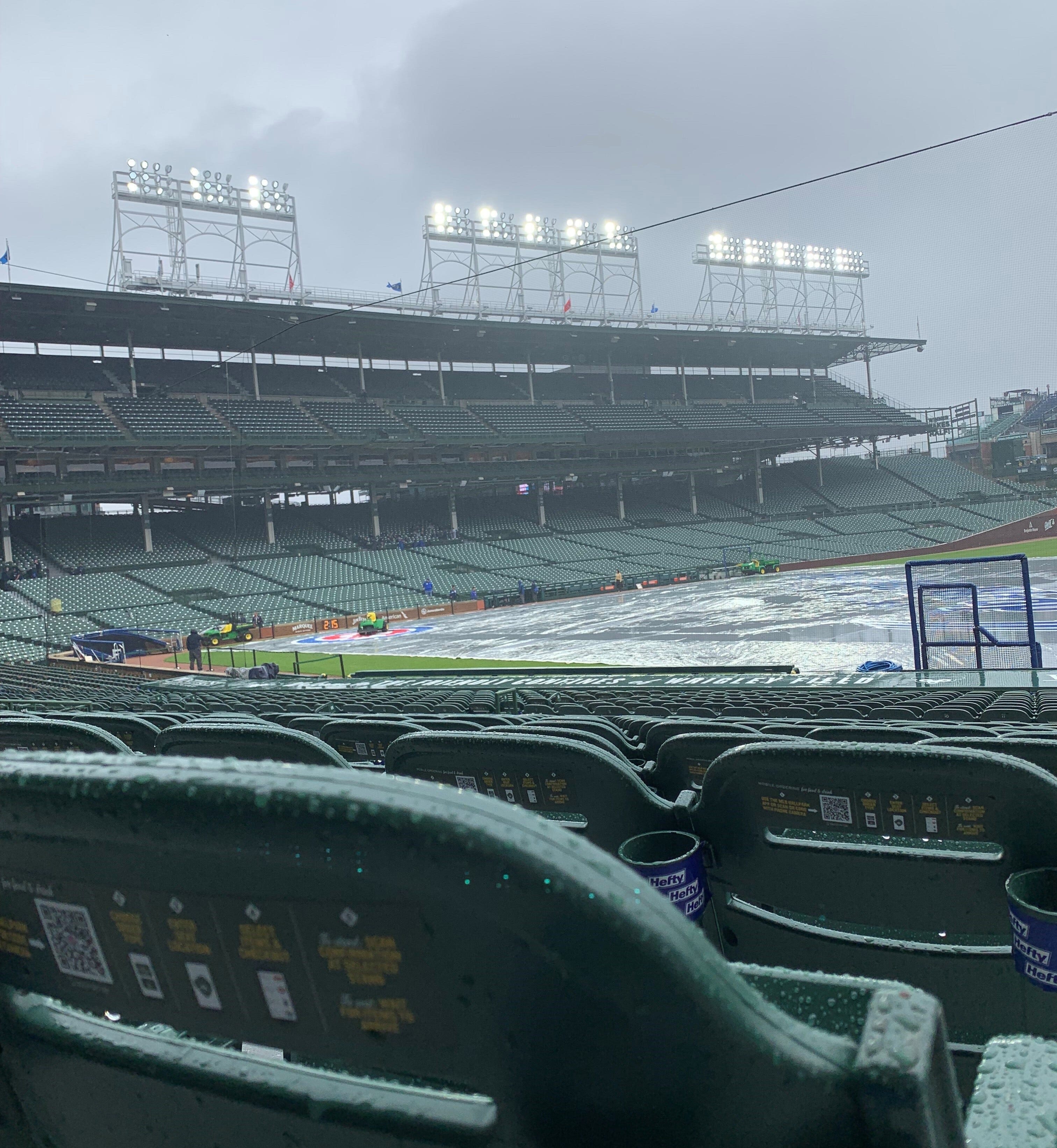 Tonight's rain-delayed Cincinnati Reds-Chicago Cubs game to start at 10:35 p.m.