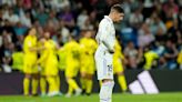 Real Madrid se tropieza en casa, 3-2 con Villarreal