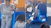 Gabrielle Union Posts Hilarious Moment She Gets Stuck on Slide with Daughter Kaavia