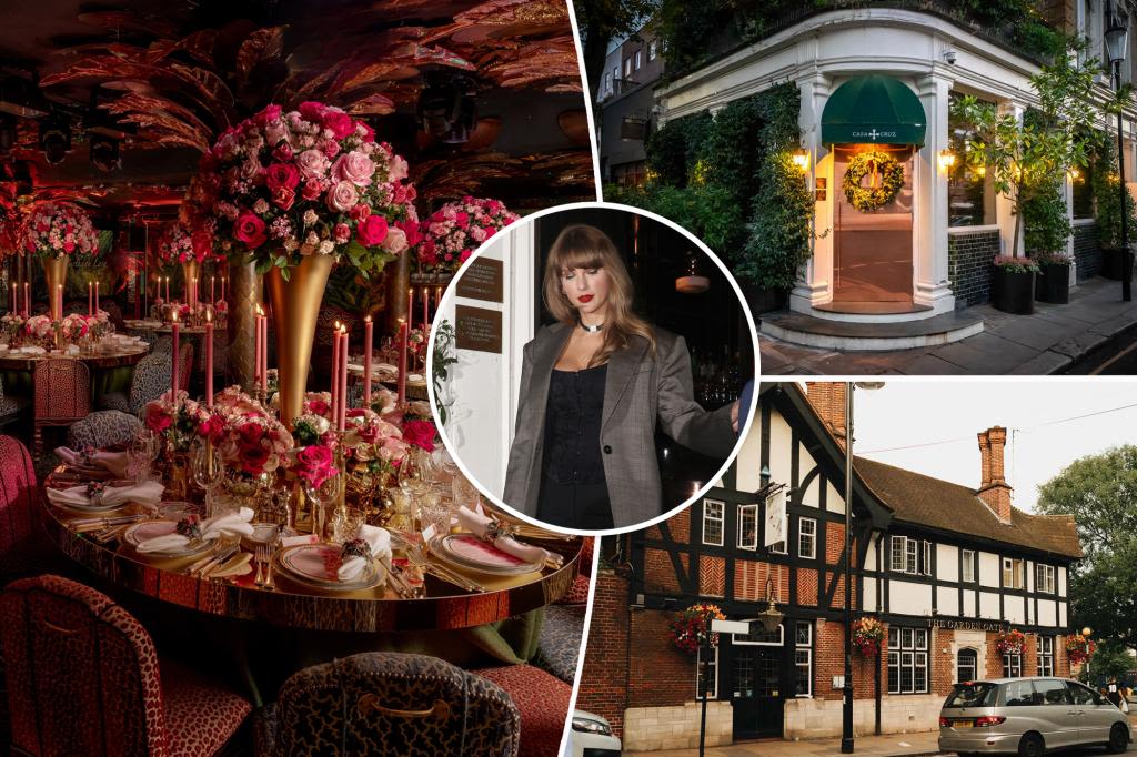 All of Taylor Swift’s favorite hot spots in London: exclusive clubs, renowned restaurants and more