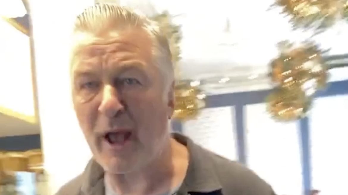 Alec Baldwin Slaps Phone of Woman Telling Him to Say ‘Free Palestine’